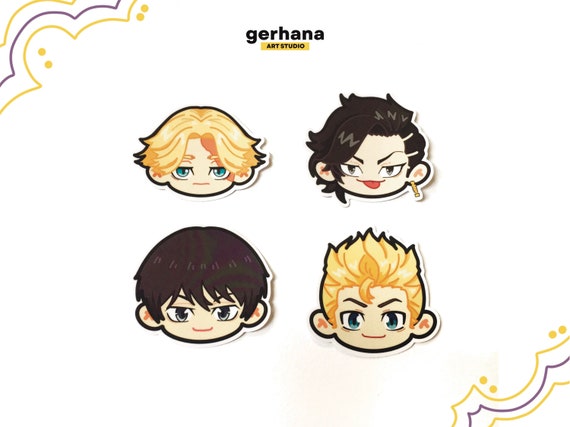 Cute Chibi Anime Sticker Biker Gang 2 - Etsy Cute Chibi Anime Sticker Biker Gang 2 - Etsy