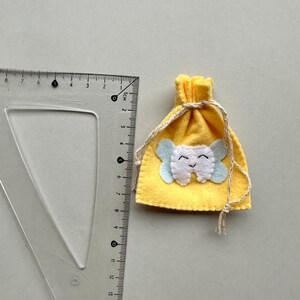 Set of 3 Pdf Pattern Tooth Fairy Handmade Felt Tooth Bag Ornaments ...