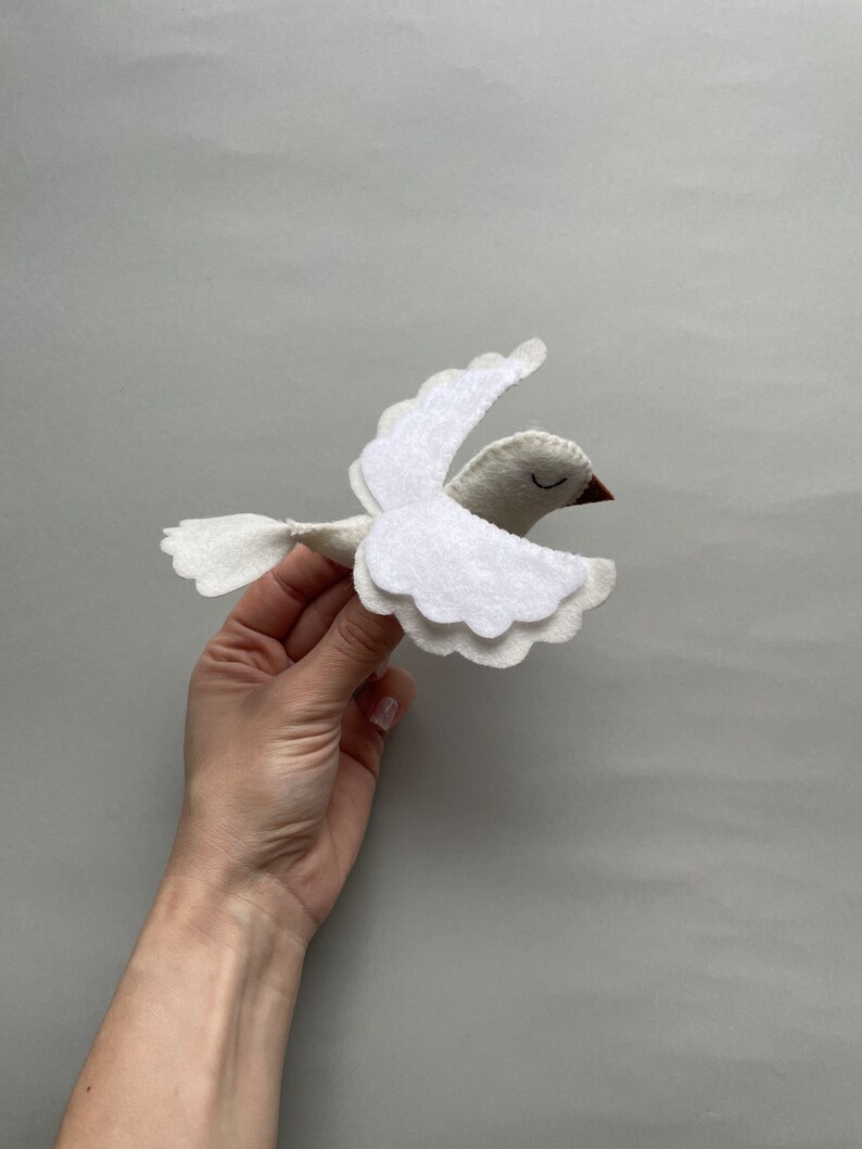 Make Your Own Baby Mobile Birds Ornament Diy Kit Crib Mobile Felt ...