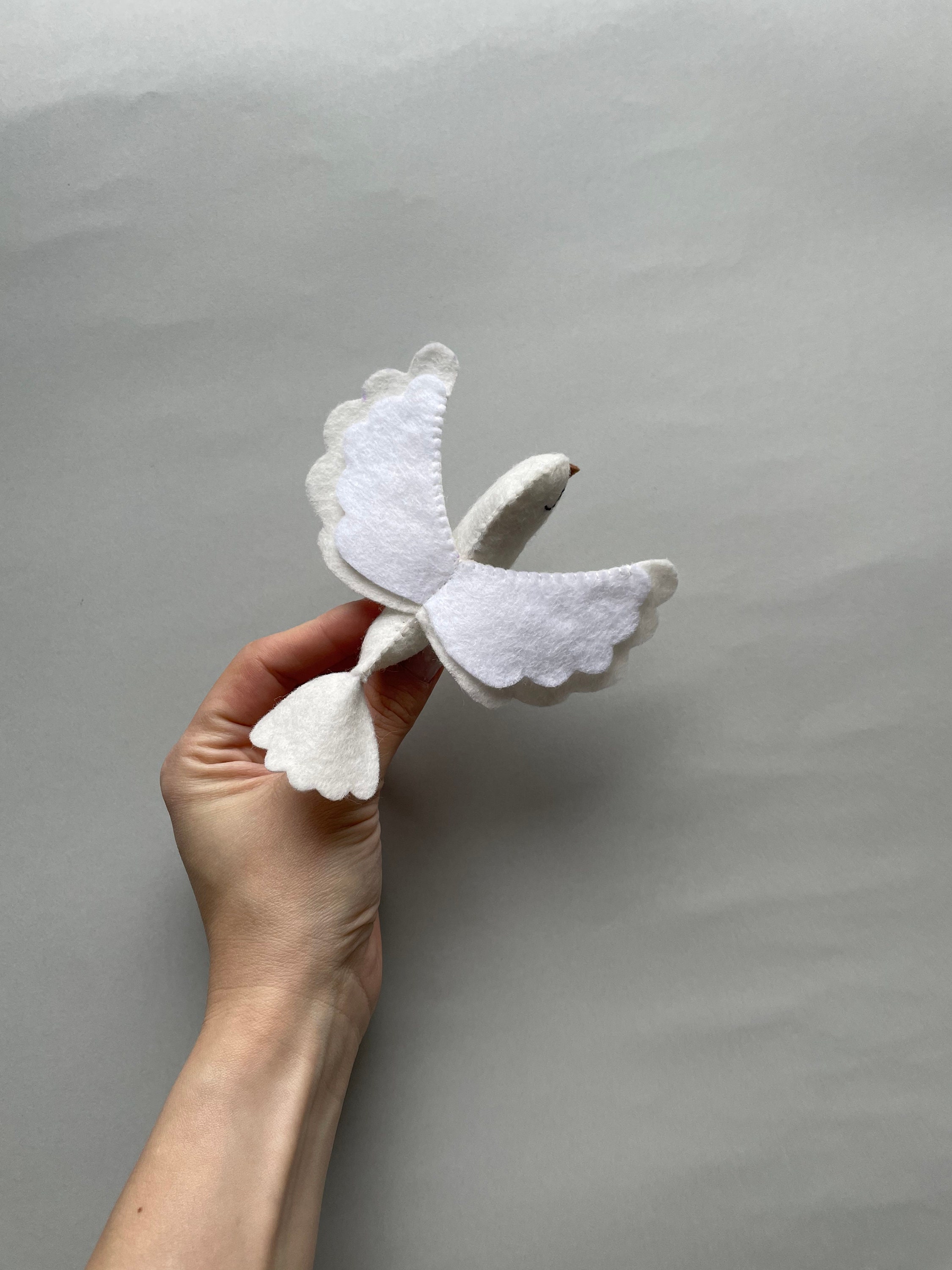 Make Your Own Baby Mobile Birds Ornament Diy Kit Crib Mobile Felt ...