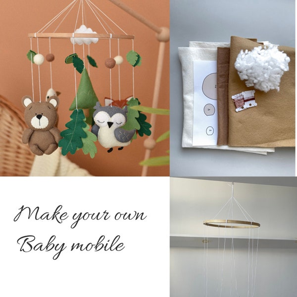 Baby Crib Mobile Kit Etsy