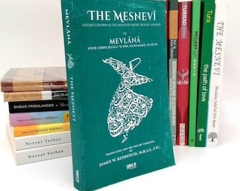 The mesnevi of mevlana, james redhouse, Jalaluddin Rumi quotes, mathnawi english, islamic teaching, islam sufi gift, book gifts for coworker