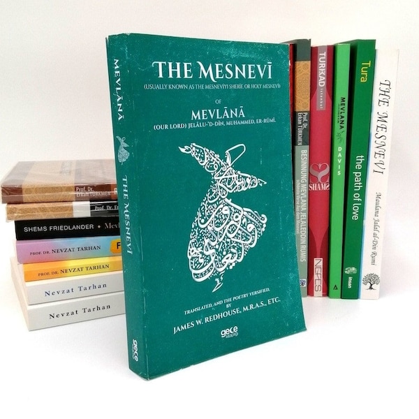 The mesnevi of mevlana, james redhouse, Jalaluddin Rumi quotes, mathnawi english, islamic teaching, islam sufi gift, book gifts for coworker