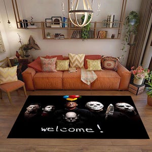 Tapis pour collage d'affiches de films d'horreur des années 80 - Déco d'Halloween