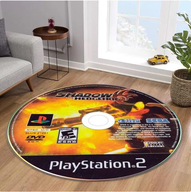 Cd Rug, Game Rug, Personalize Game Rug, Popular Game Rug, Gift for Gamer,Custom Round Rug, Area Rug, Dvd Rug,Play Rug, Gift Rug,Game Decor