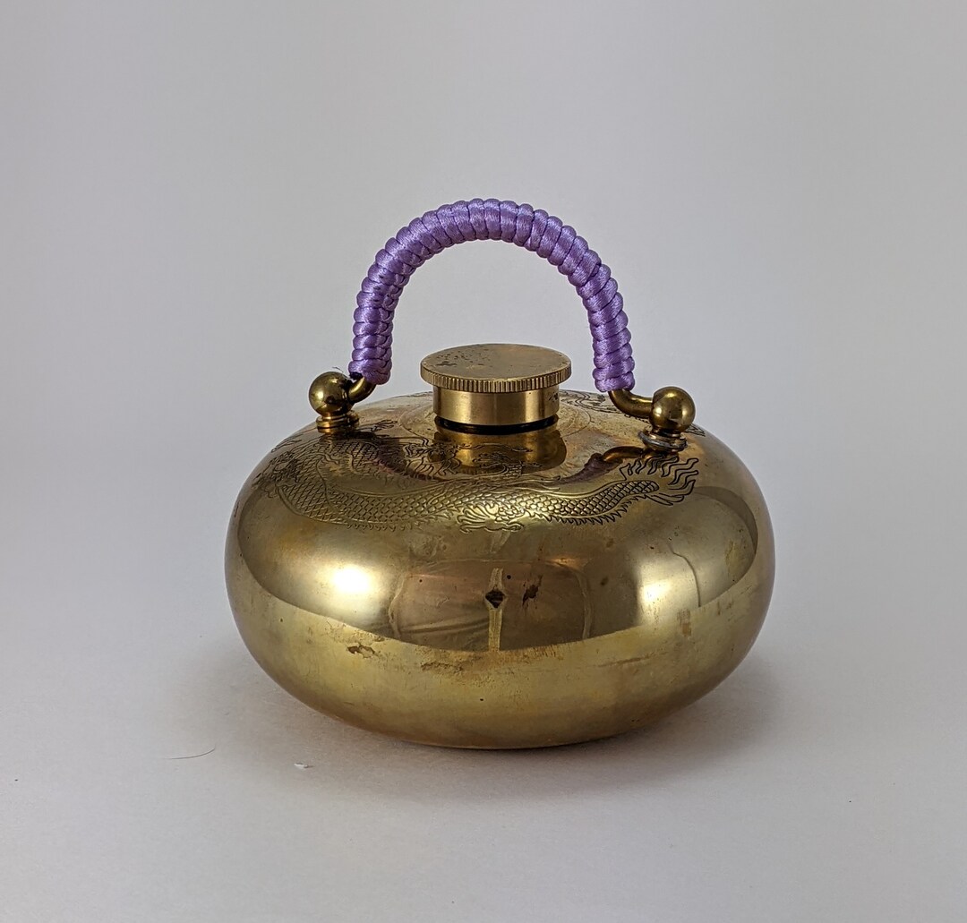 Vintage Brass Hot Water Bottle / Bed Warmer Etsy