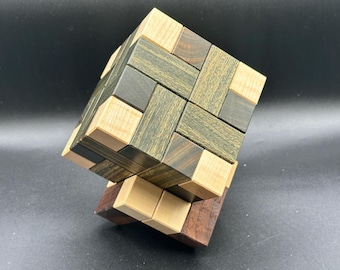 Involute Stewart Coffin #214 serial interlocking wood puzzle