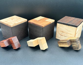 Doubleplay Stewart Coffin Design X-75 wood packing puzzle
