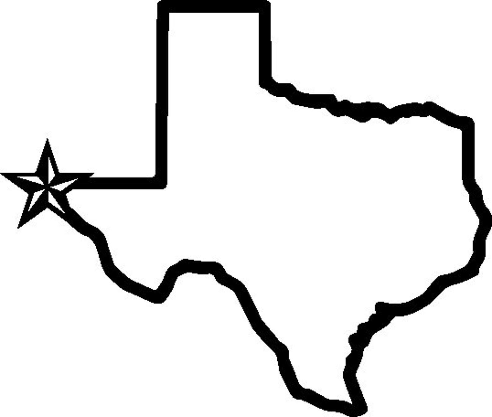 El Paso Texas Star and State SVG Digital File Only Etsy