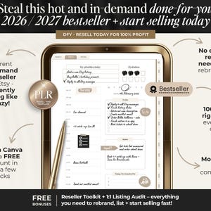 Bestselling 2026/2027 digital planner
