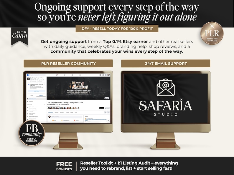 support for Etsy sellers