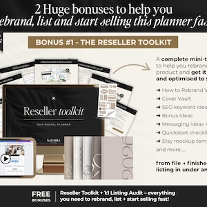 reseller toolkit for plr reseller to start selling this digital planner today