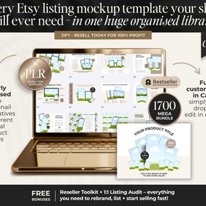 Etsy Listing Mockup Template Library for Digital Products + PLR ...
