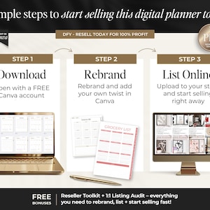how to use these digital planners in 3 simple steps