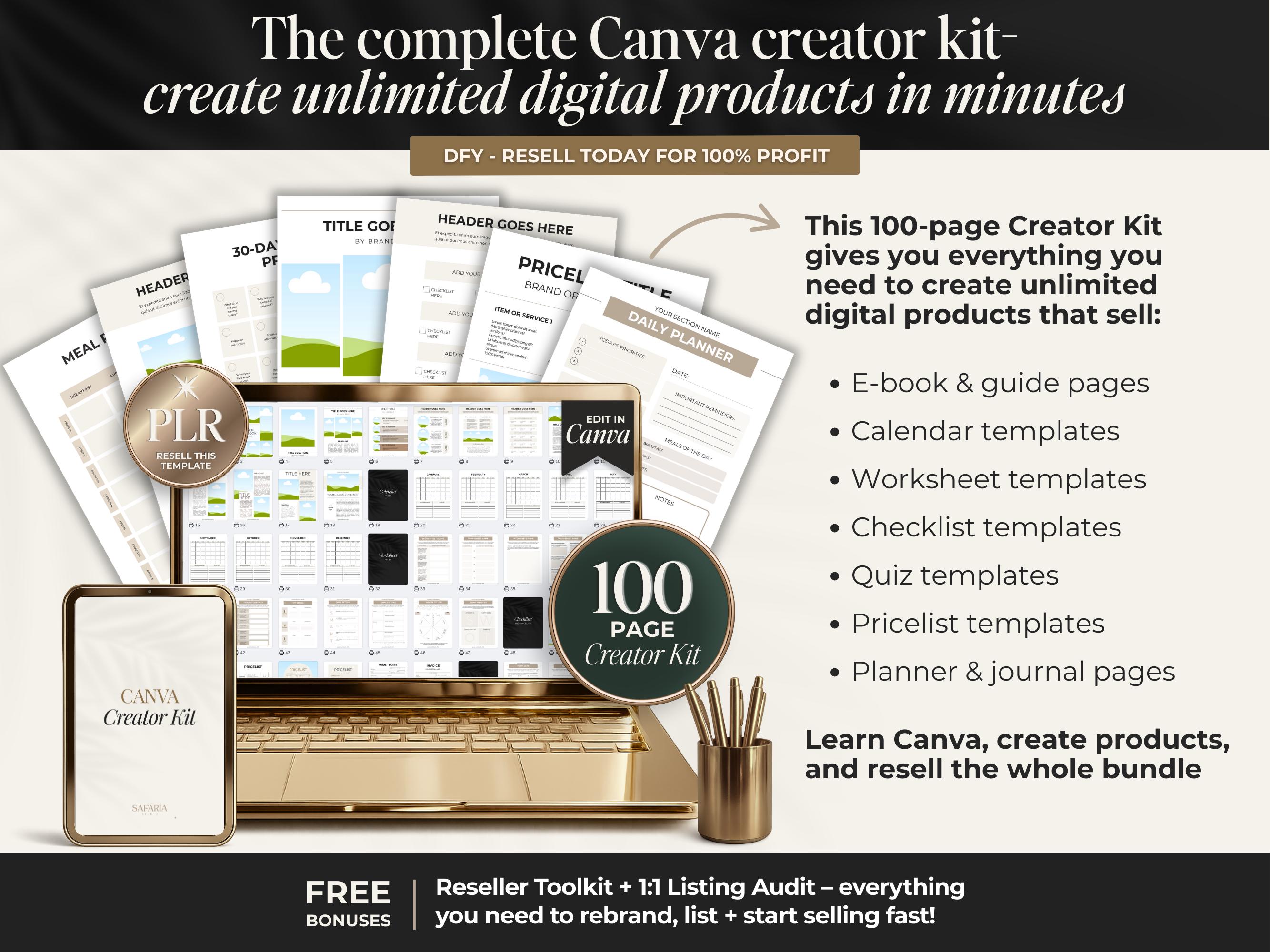 Crash Course for Canva With PLR Resell Rights, DFY Canva Guide ...