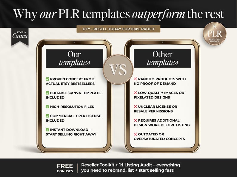 why these are the best plr digital product templates