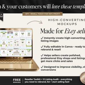 Etsy Listing Mockup Template Library for Digital Products + PLR ...