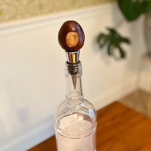 Buckeye Wine or Bottle Stopper, made with XXL Columbus Ohio Buckeye **Limited Edition**