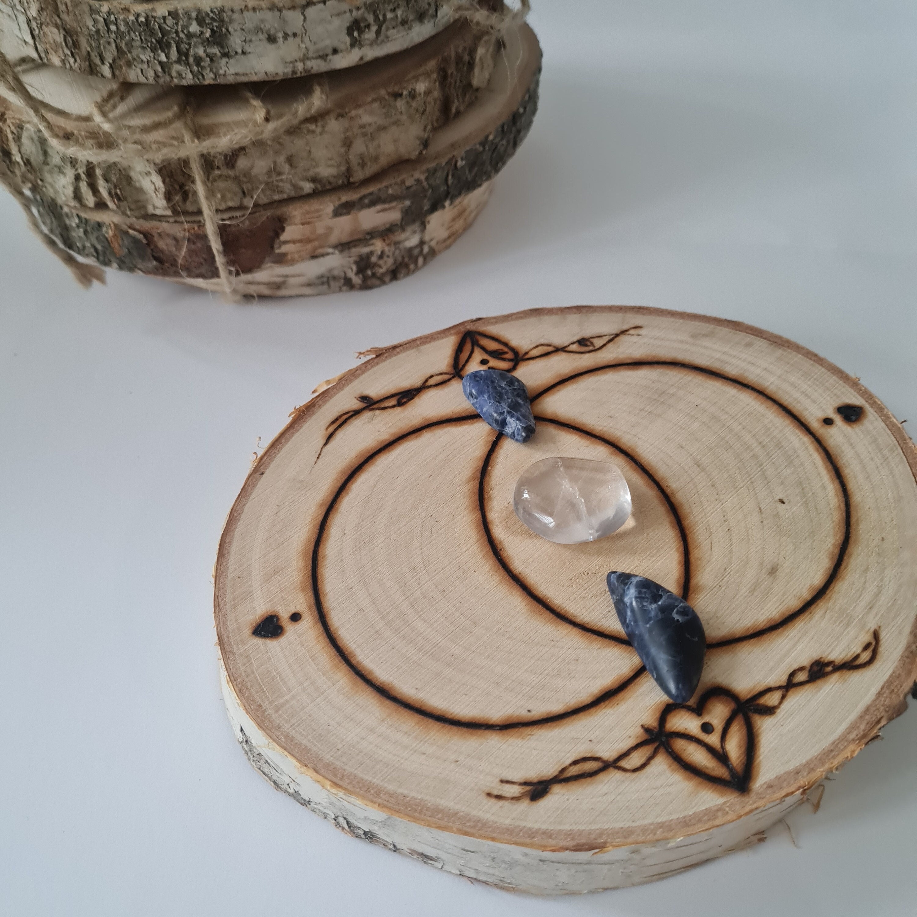 Planche Manifestation Cristaux et Symbole Magique Pacifier Une Relation avec Un Proche