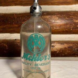 Clear Antique Seltzer Bottle | Bridge