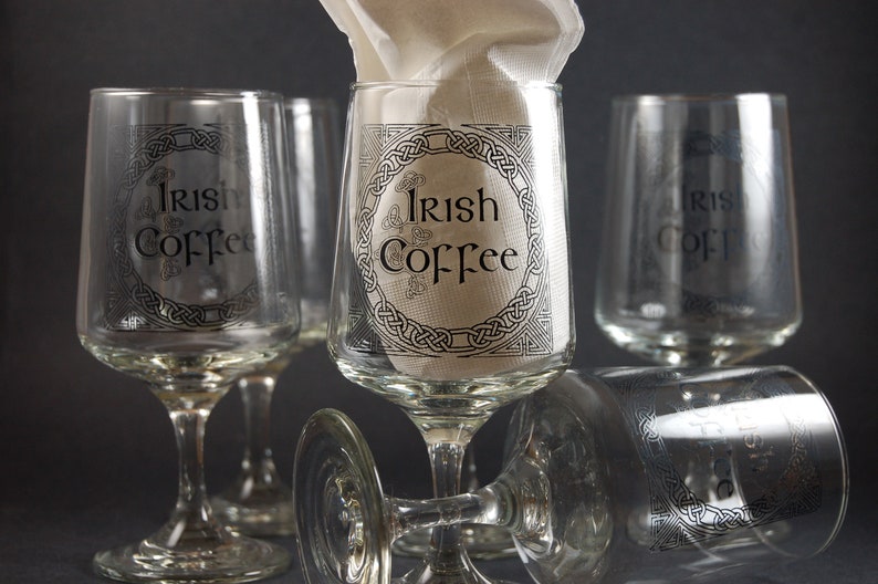 Irish Coffee Glasses Set of 6 Etsy