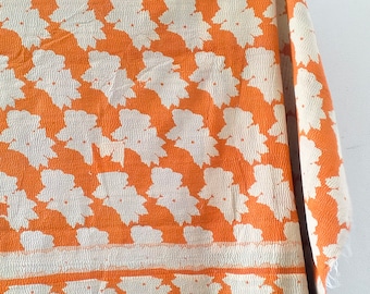 Vintage Kantha Quilt Reversible Kantha Throw Cotton Quilt Handmade Kantha Bedspread Kantha Bed cover Hand stitched Quilt