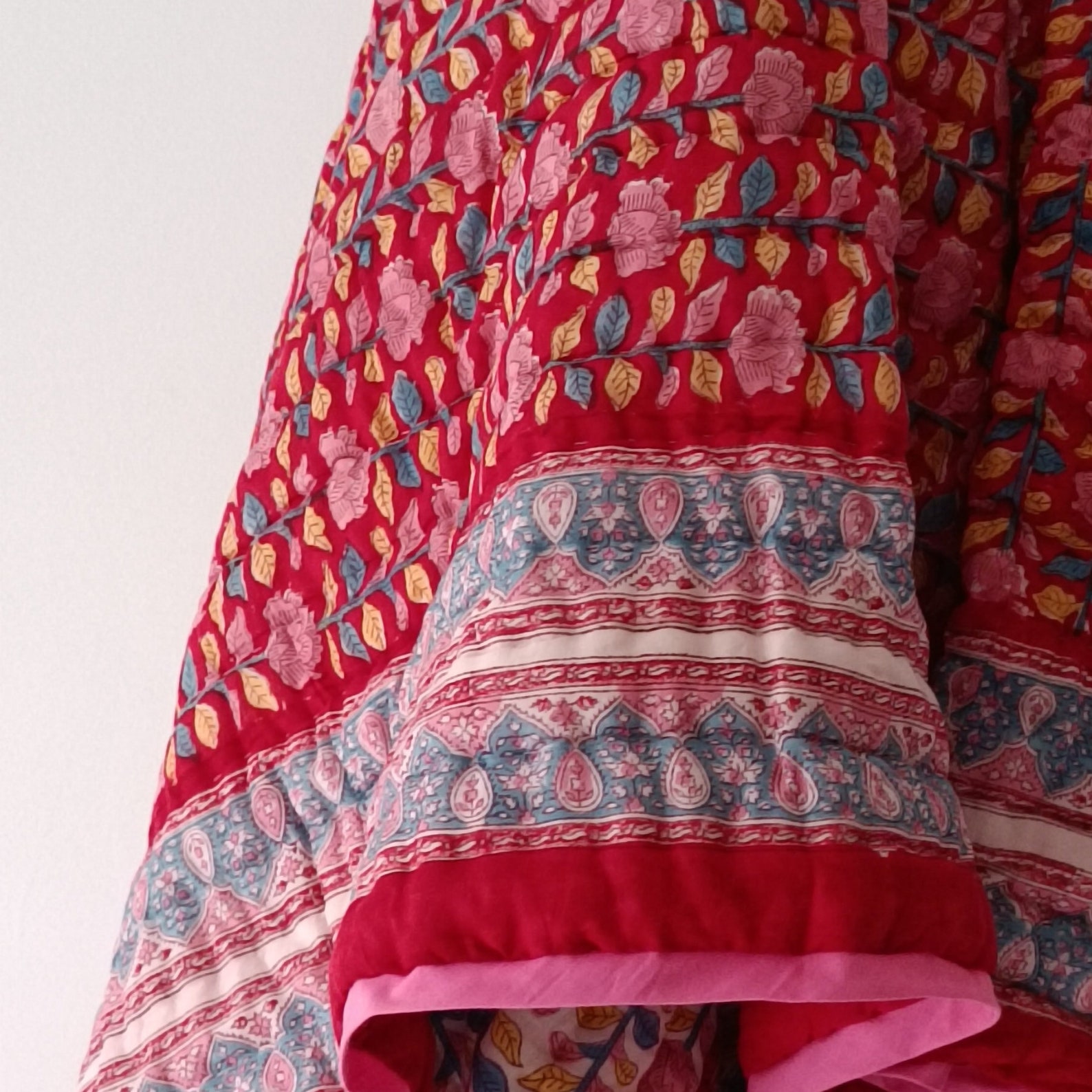 Anokhi Indian Jaipuri Block Print Quilt Printed Reversible Etsy