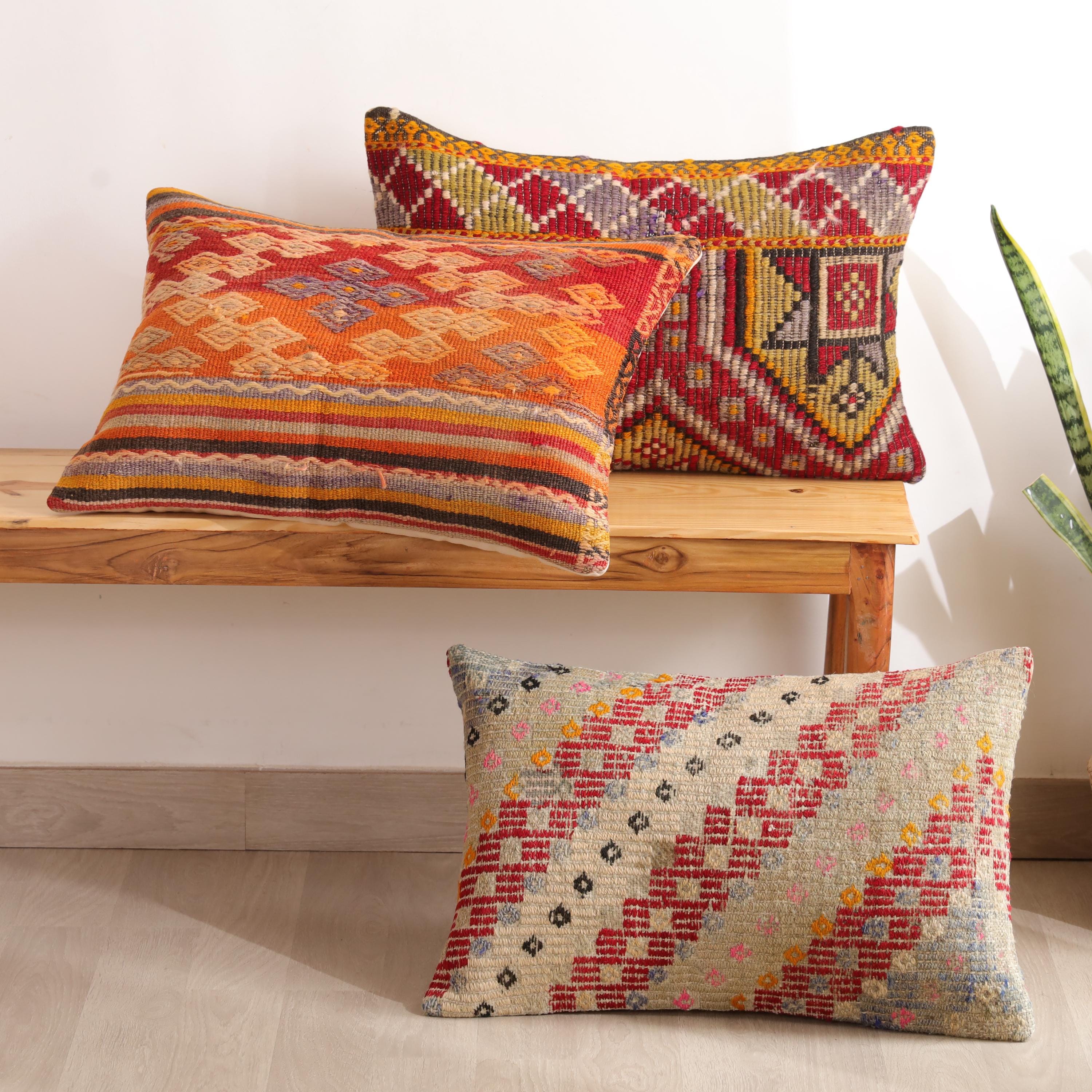22x22 Vintage Quilt Pillow Cover - Etsy