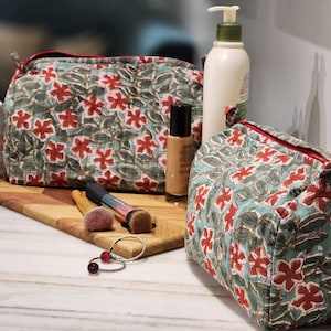Shop Gulaal Indian Jaipuri Block Print Quilt Printed Reversible Razai Cotton Handmade Floral Quilt, Jaipuri razai, Bedspread Comforter