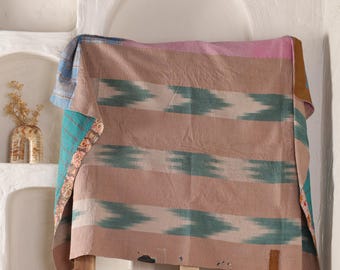 Vintage Nakshi Kantha Quilt  Kantha Throw Cotton Quilt Handmade Kantha Bedspread Kantha Bed cover Hand stitched Quilt kantha LOT 8