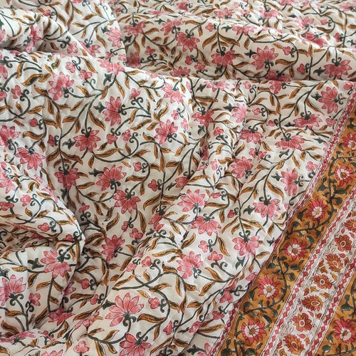 Shop Gulaal Indian Jaipuri Block Print Quilt Printed Etsy