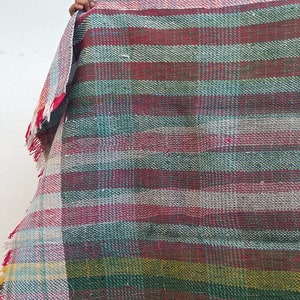 Vintage Kantha Quilt Reversible Kantha Throw Cotton Quilt Handmade Kantha Bedspread Kantha Bed cover Hand stitched Quilt September 0809