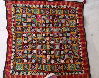 Antique Indian Wallhangings , embroidery wall hangings, kutchi wall hangings, pastel wall hangings