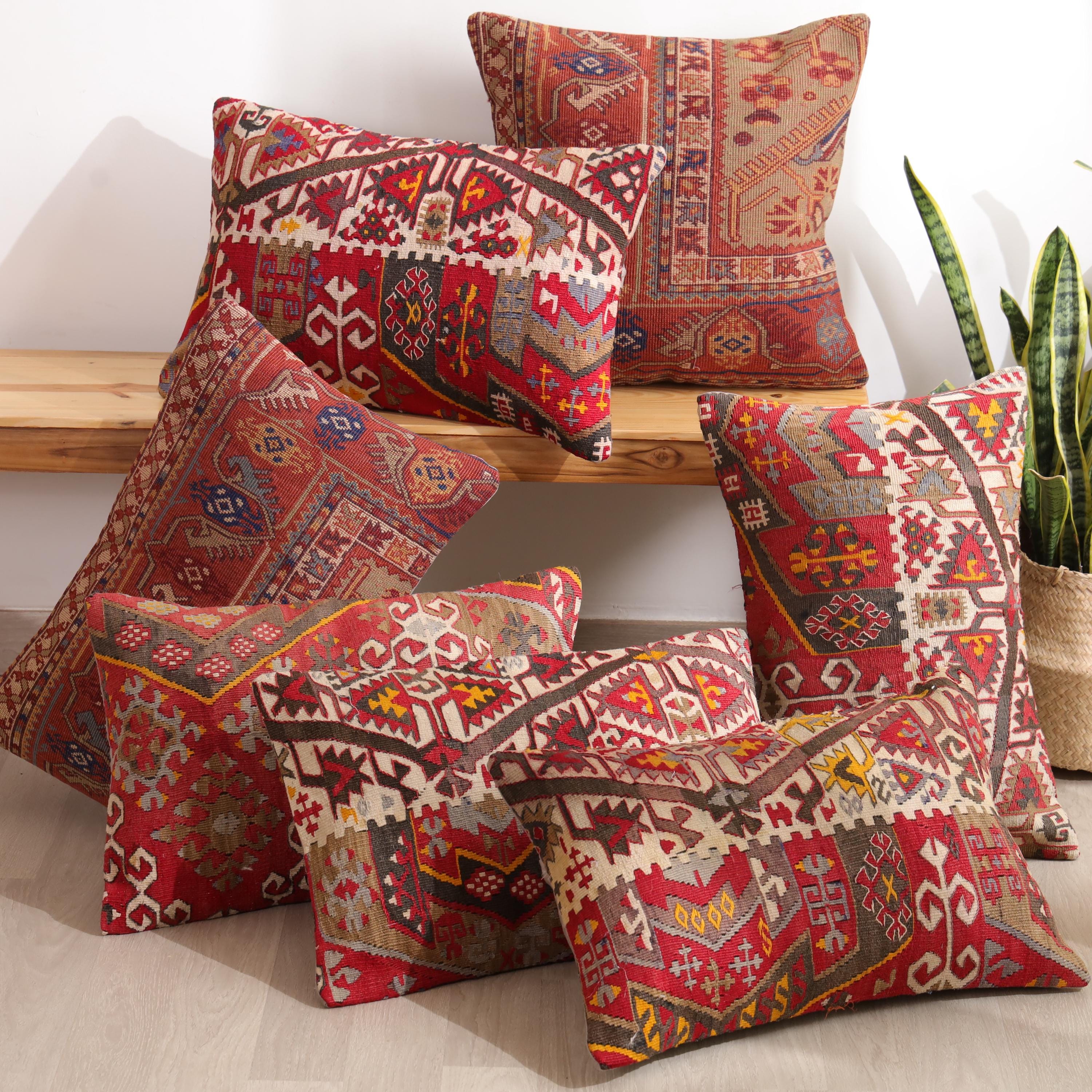クッションカバー vintage quilt cushion cover 22x22 Vintage Quilt Pillow Cover - Etsy