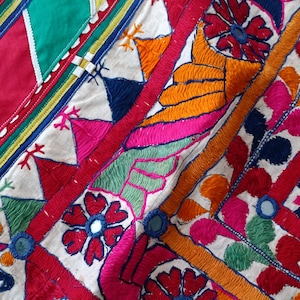 Tenture Murale Vintage Inde - éléphant Motifs Floraux - 2.10x3 FT - Fusion Furnishing