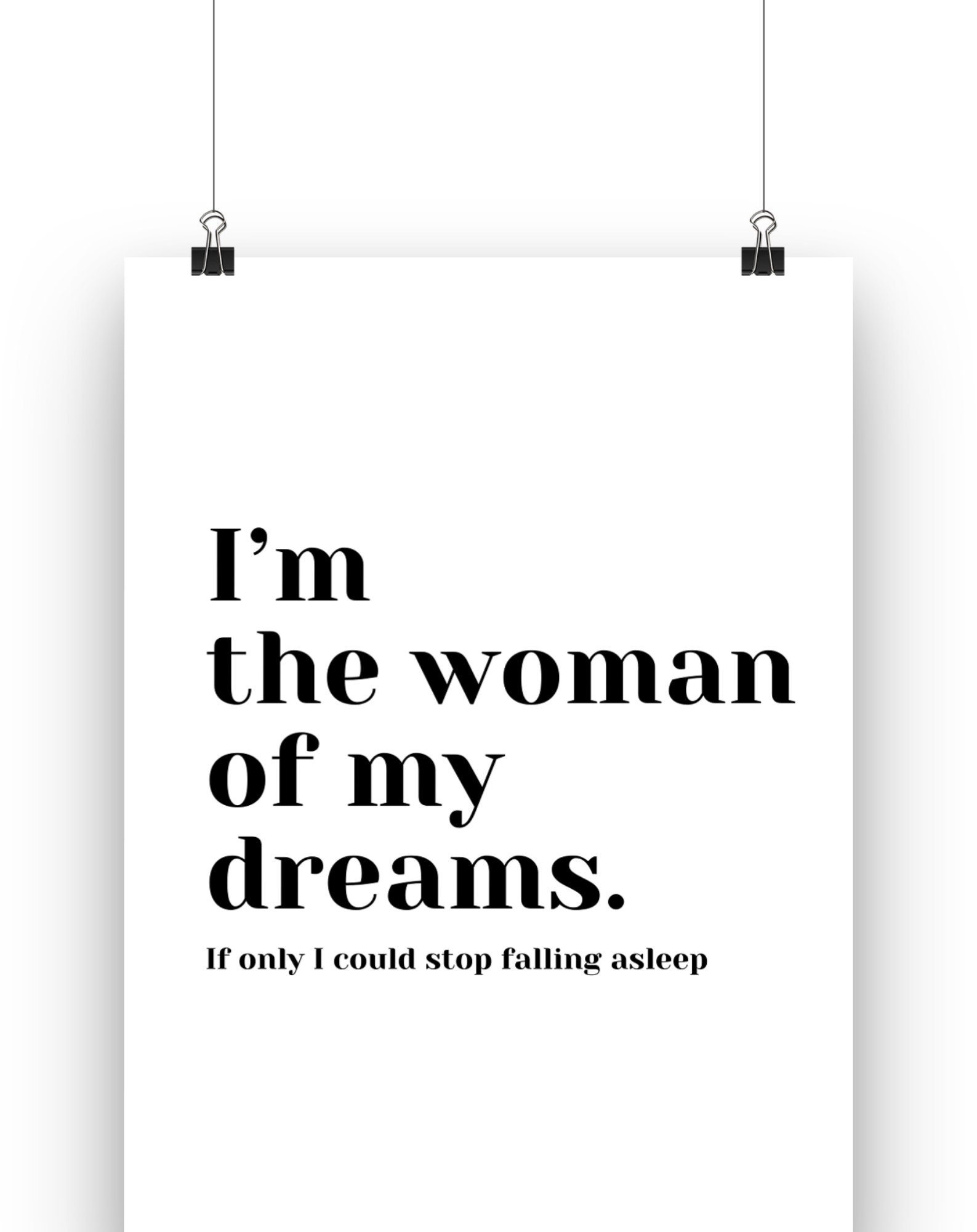 Im The Woman Of My Dreams Women Empowerment Funny Etsy