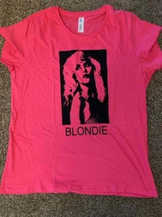 LADIES Blondie bright Pink T Shirt 