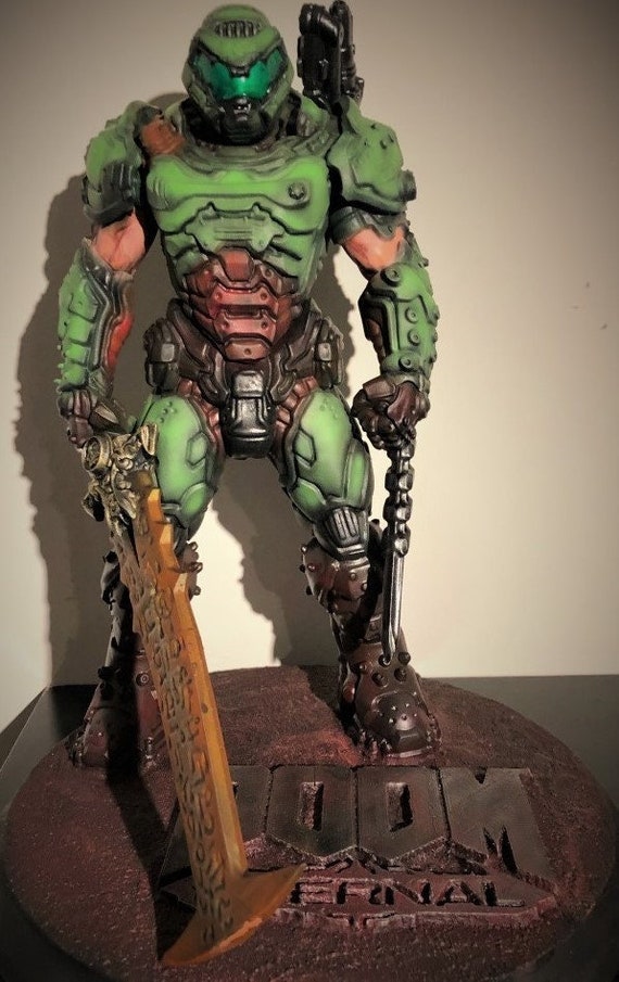 Doom Slayer-doom STL File-design-3d Hunter-figure - Etsy