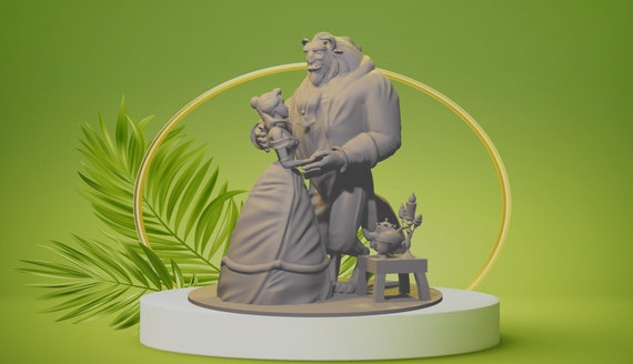 Læne rent Perth Beauty and Beast STL File 3D Print - Etsy