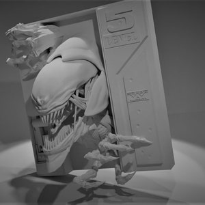 Alien at the Door STL File 3D Print - Etsy Australia