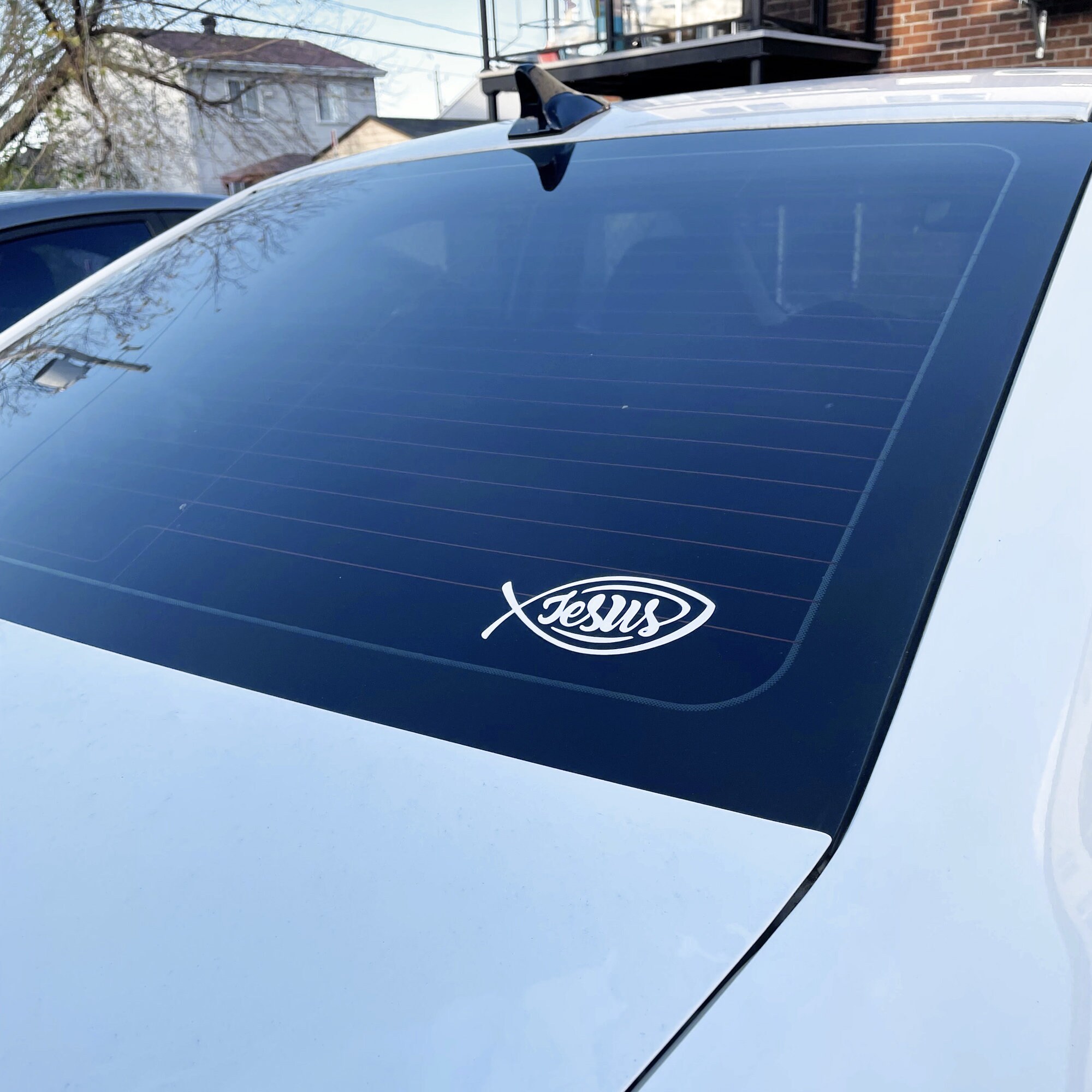 DECAL Jesus Fish Car Window Decal, Car Sticker - Etsy Canada