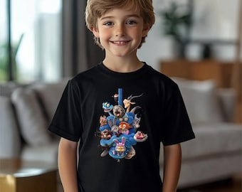 Disney Zootopia Characters Kids Shirt, Zootropolis 2 Family Tee