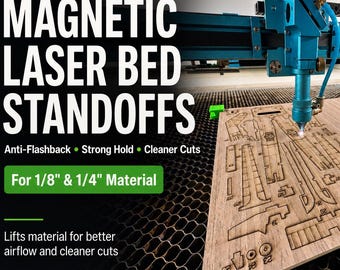 Laser Bed Standoffs – Anti-Flashback Honeycomb Risers for CO2 Laser Cutting – Acrylic & Wood Material Supports