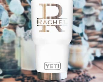 Vaso YETI personalizado: taza de viaje de 30 oz con grabado láser personalizado