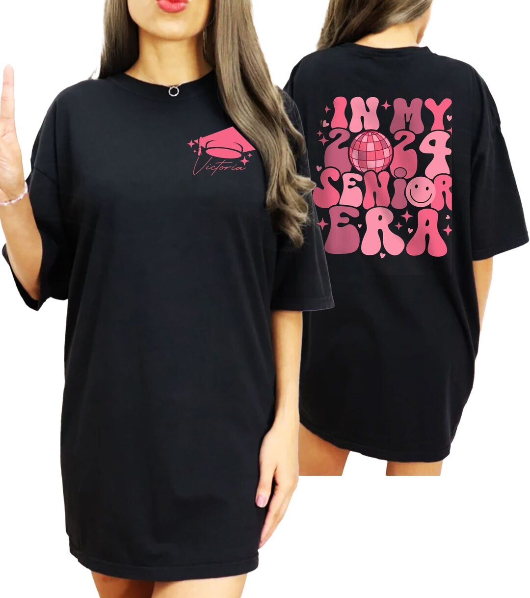 Personalized Name in My 2024 Senior Era (front and Back) Sweatshirt ...