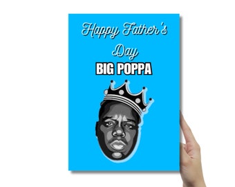 Happy Father’s Day Card| Funny Father’s Day Card| Happy Father’s Day, Big Poppa