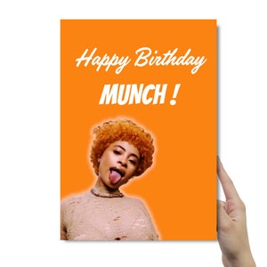 "Happy Birthday Karte ""Ice Spice"" |." Alles Gute zum Geburtstag Viel | Ice Spice Rapper Grußkarte