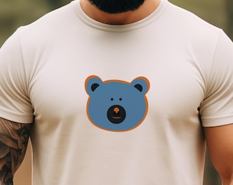 Gay Bear Pride T-Shirt: Bear Print, Daddy Gift