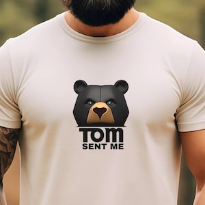 Gay Leather Bear Pride Shirt Men Gay Bear DILF Muscle Bear Tom of Finland Inspired TShirt for Men Gay Club Shirt Boyfriend or Daddy Gift Top
