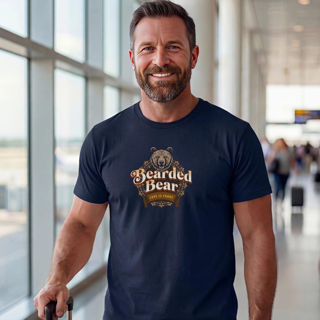 Bearded Bear Pride T-shirt – Gay Bear Gift, Husbear Tee - Etsy